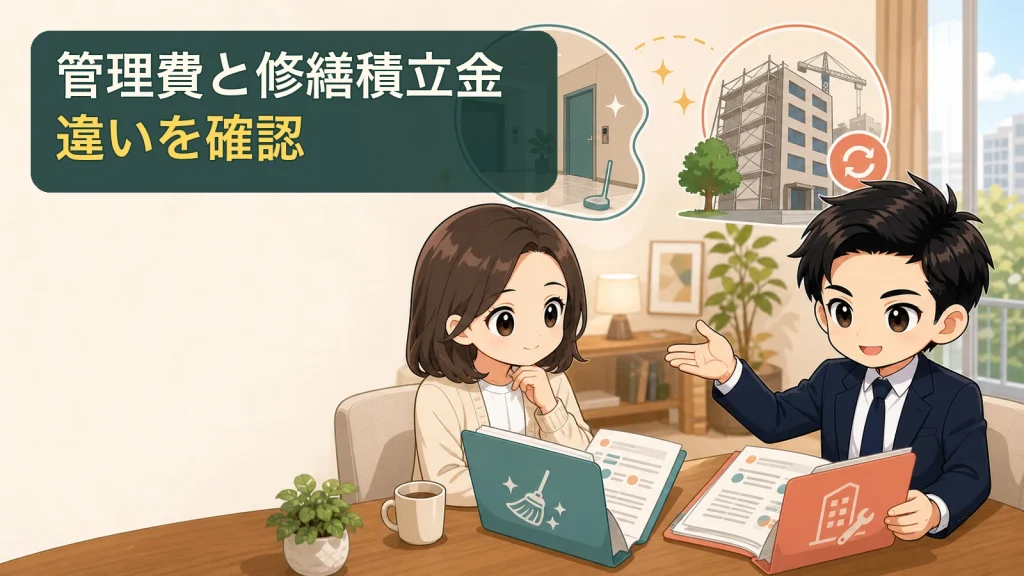 マンションの管理費と修繕積立金の違いを説明するざわ先生