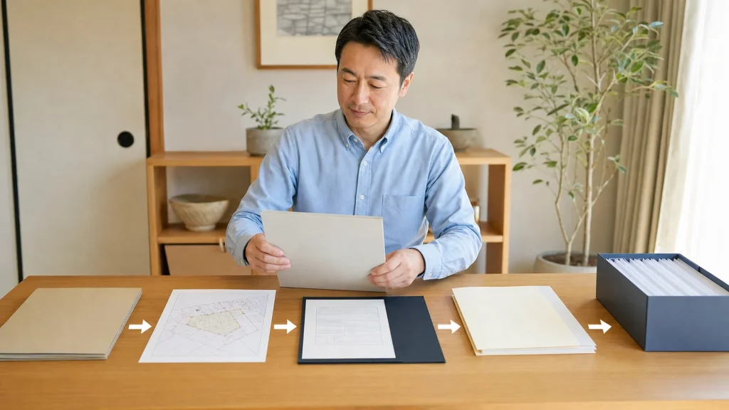 土地売却の必要書類を段階別に整理する売主